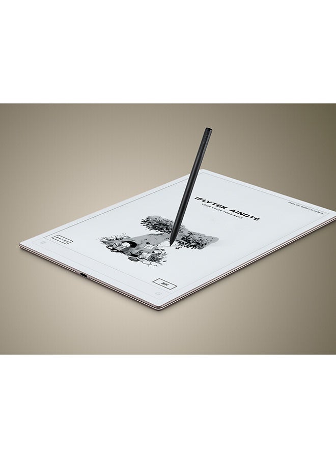 iFLYTEK تابلت الكتابة الرقمية AINOTE 2، شاشة E-ink، دفتر ملاحظات إلكتروني مع قلم ستايلس مع سماعات أذن لاسلكية Viaim RecDot AI للمؤتمرات باللون الفضي - Image 3